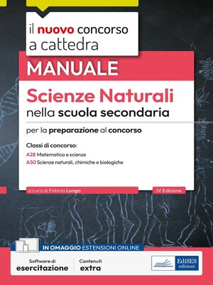 cover image of Scienze naturali nella scuola secondaria